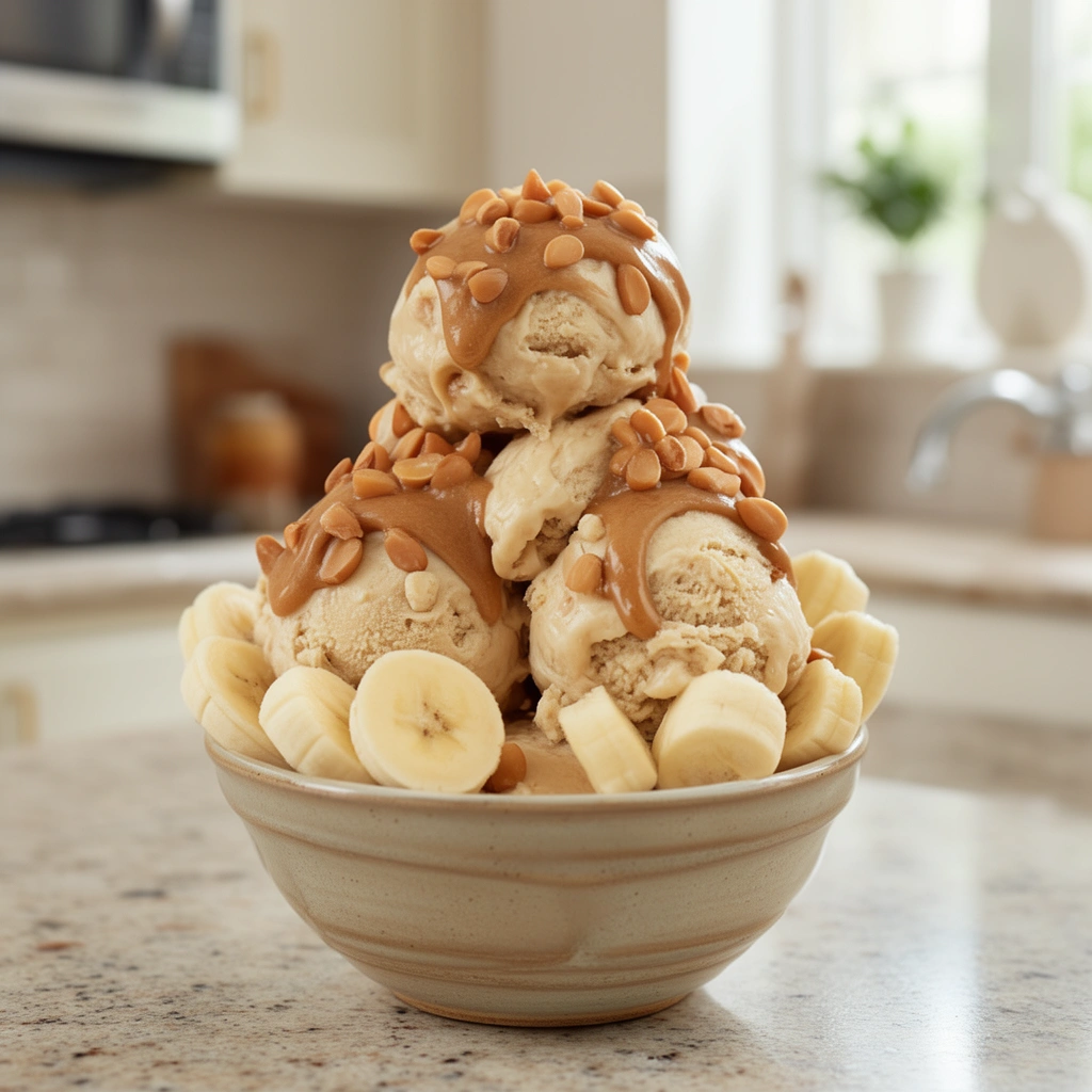 Recipe 1: Classic Peanut Butter Banana Ice Cream