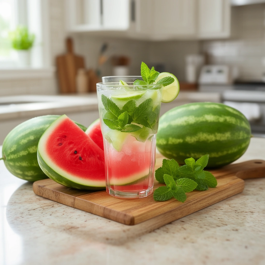 Recipe 4: Watermelon Mint Refresher