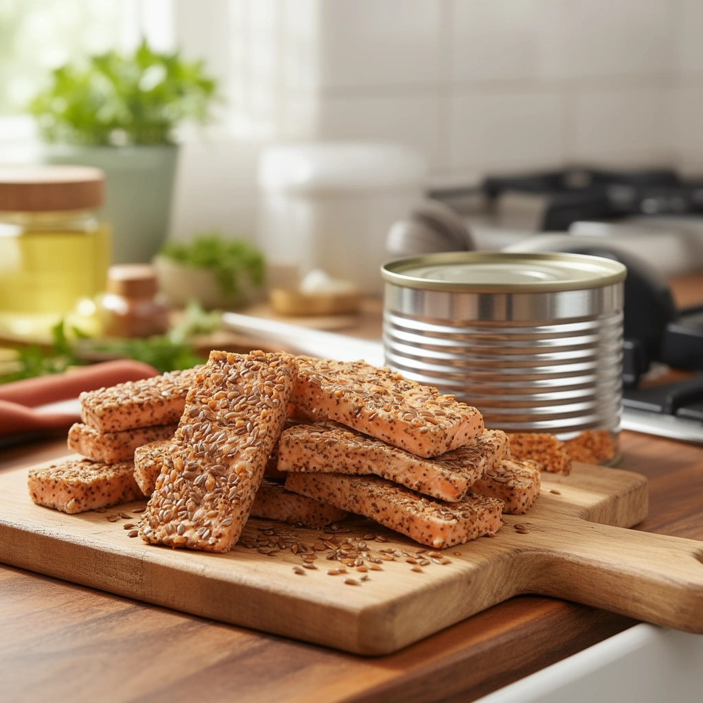 Recipe 2: Salmon & Flaxseed Chews