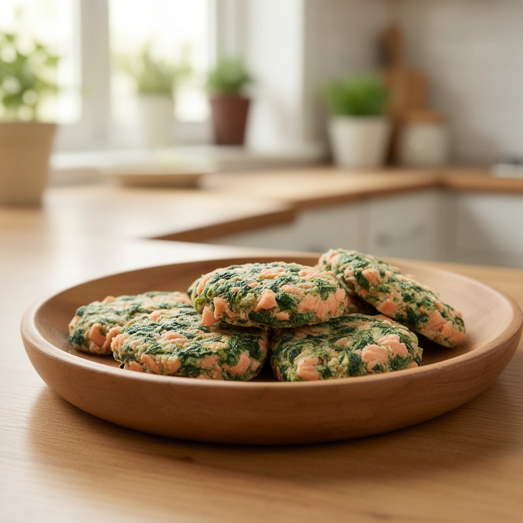 3. Salmon & Spinach Training Treats