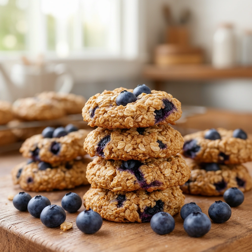 4. Blueberry Oat Puppy Cookies