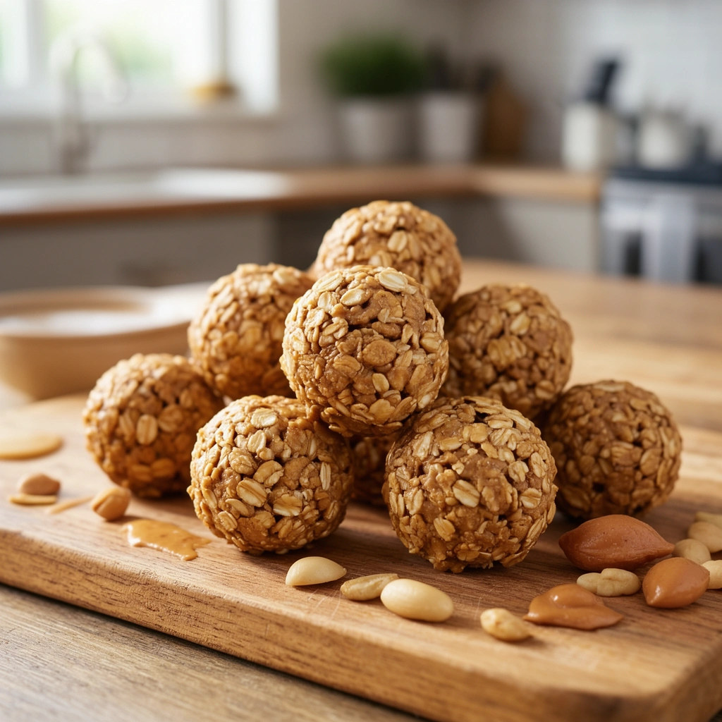 1. Peanut Butter and Oat Power Bites