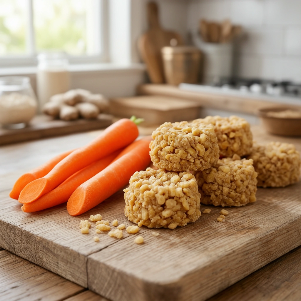 Recipe 5: Carrot Ginger Crunch Treats