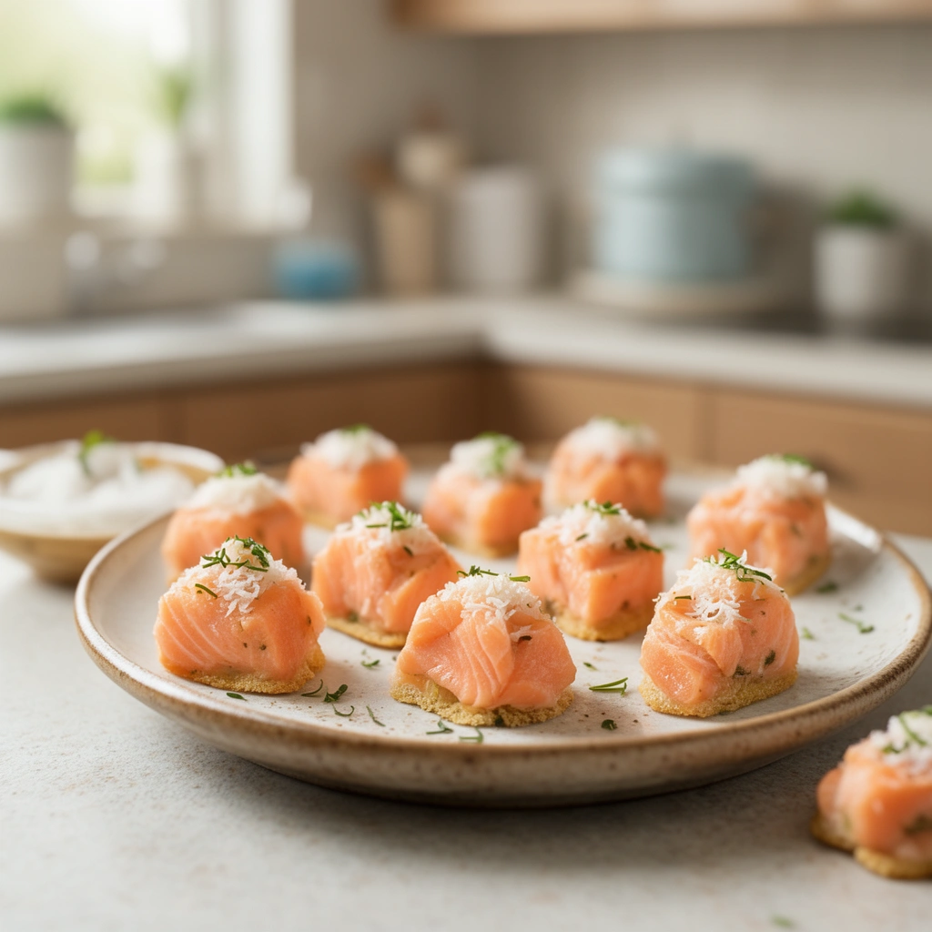 Recipe 4: Coconut Oil and Salmon Bites