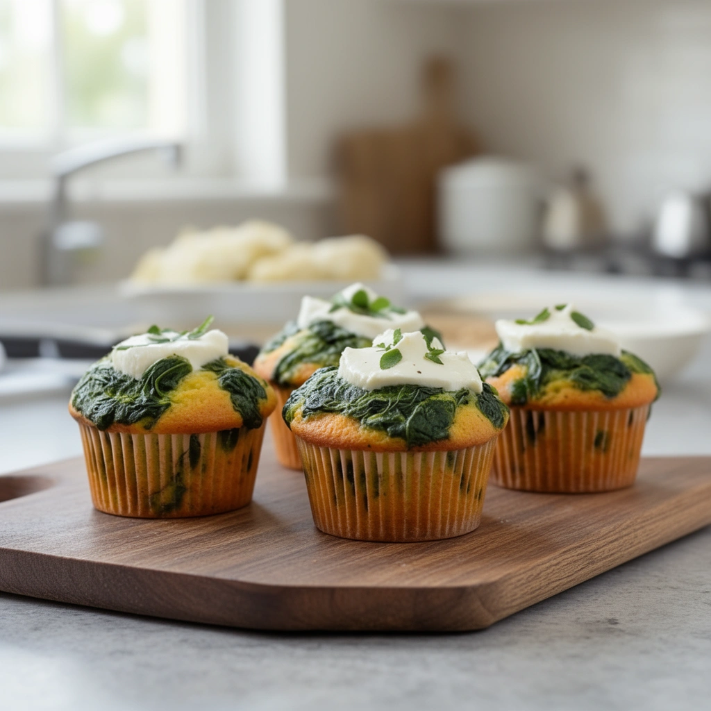 Recipe 3: Spinach and Mozzarella Mini Muffins
