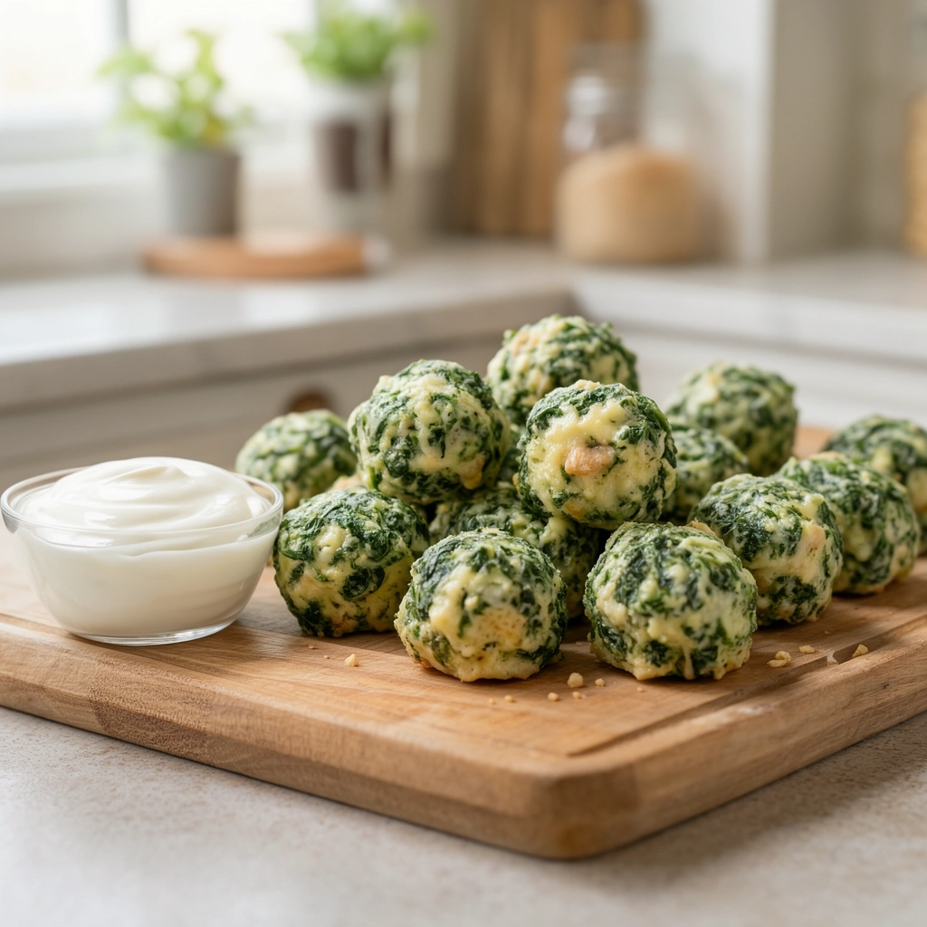 Recipe 4: No-Bake Frozen Spinach and Cheese Bites