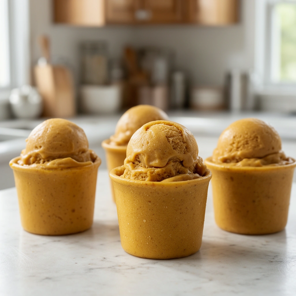 Recipe 2: Frozen Peanut Butter Pumpkin Yogurt Cups