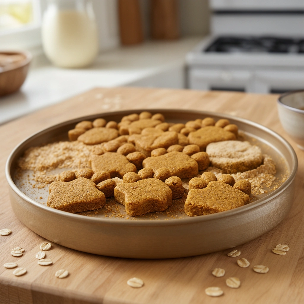 Recipe 3: No-Bake Peanut Butter Pumpkin Paw Print Treats