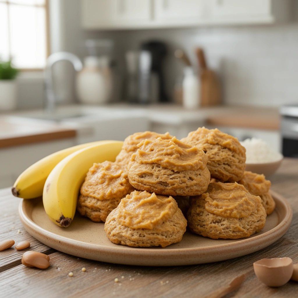 Recipe 1: Peanut Butter Banana Biscuits
