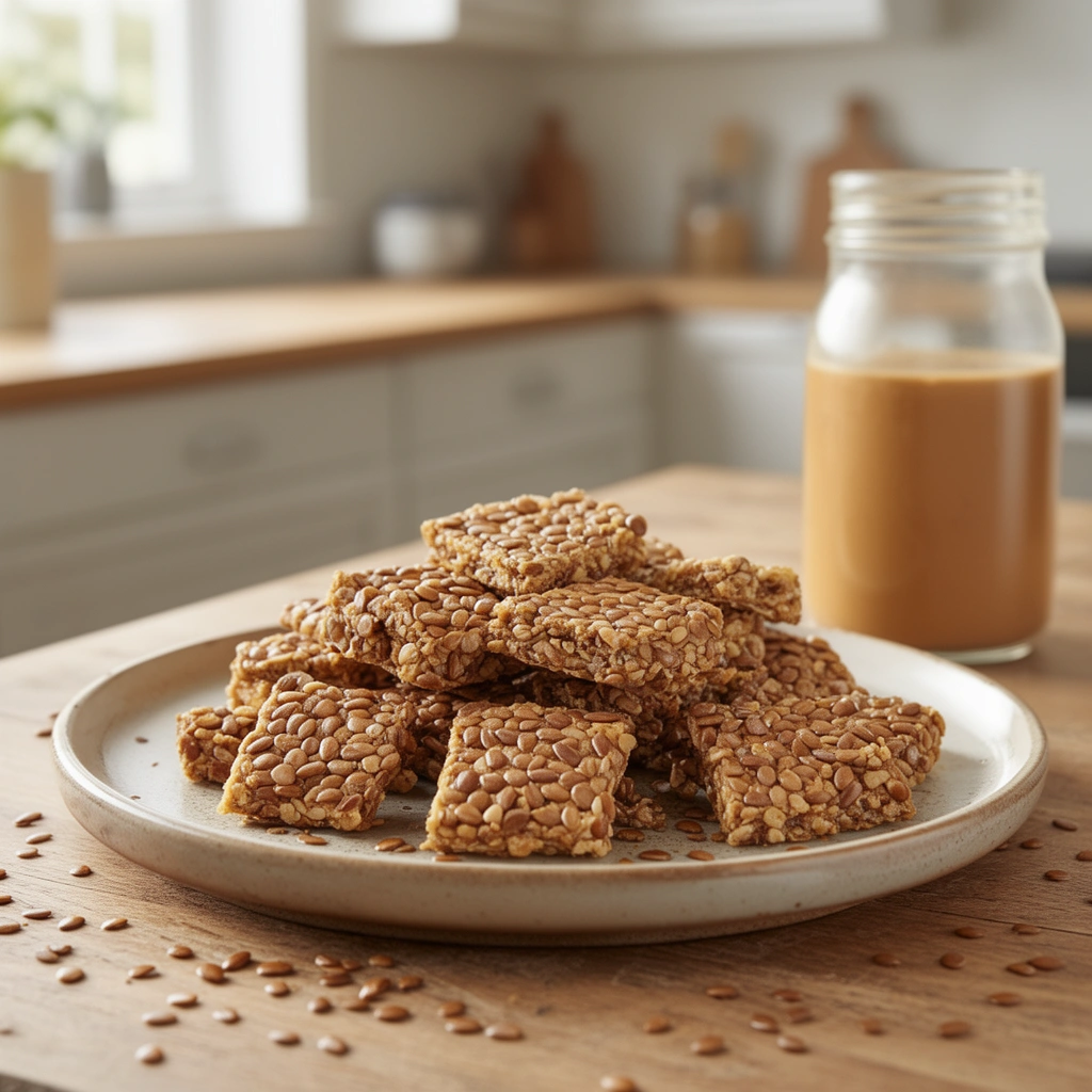 Recipe 3: Flaxseed and Peanut Butter Crunchies