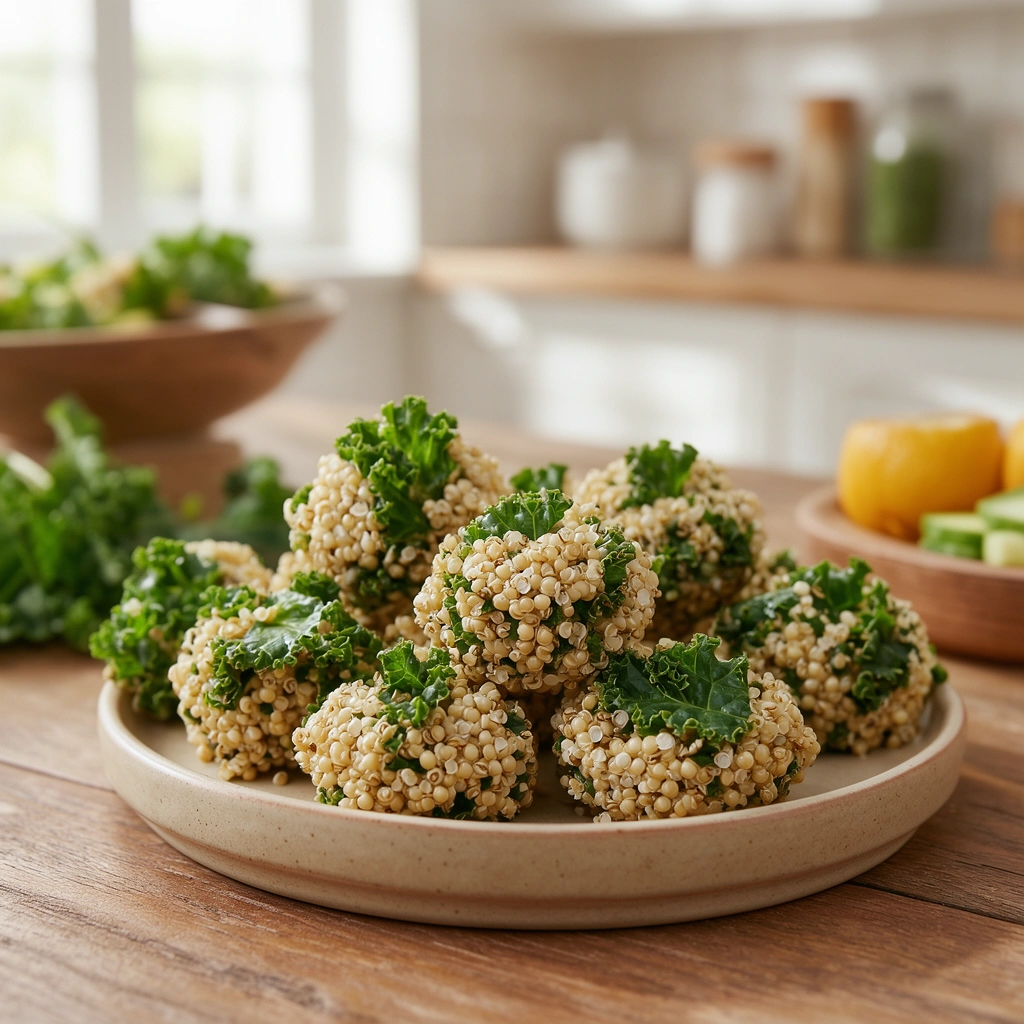 Recipe 2: Kale & Quinoa Crunch Bites