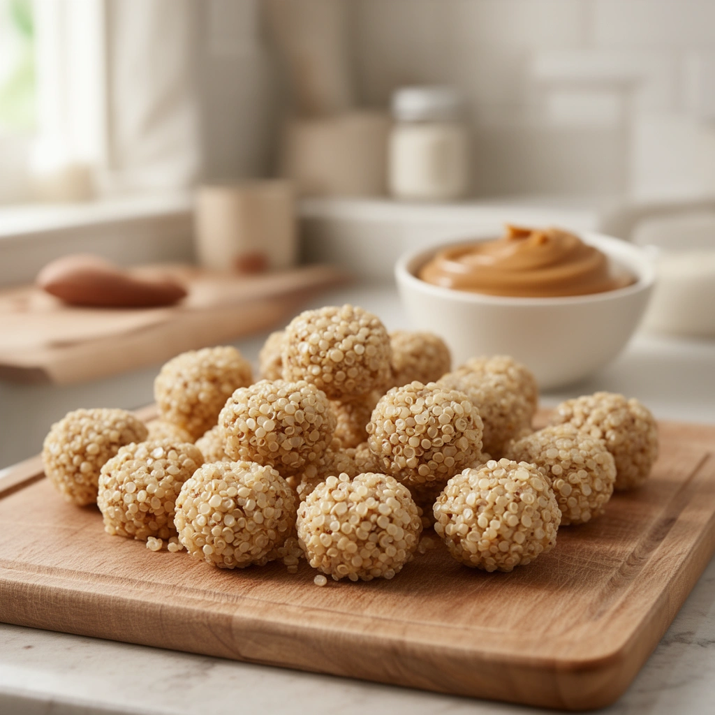 Recipe 3: Quinoa Peanut Butter Training Treats