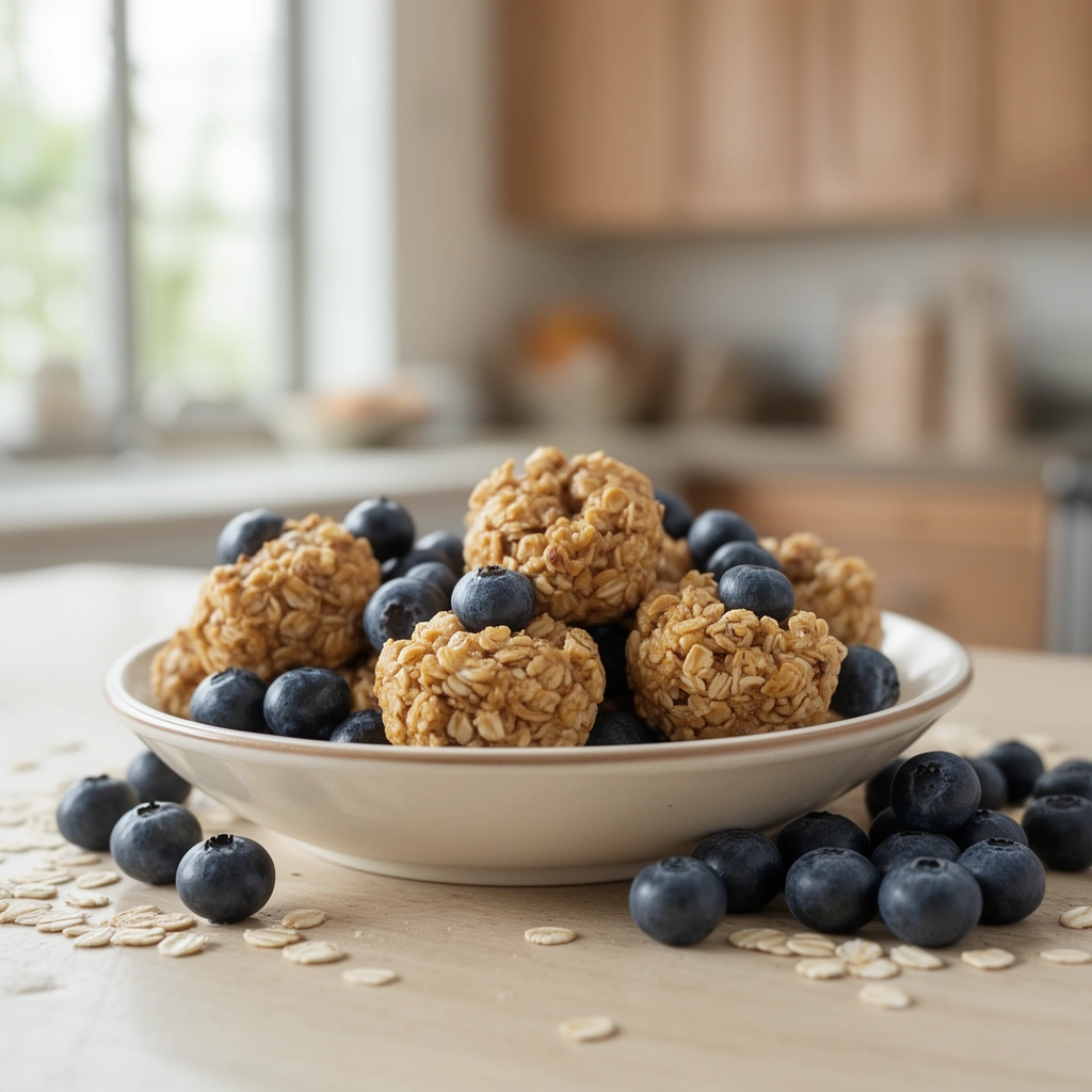 Recipe 1: Simple Blueberry Oat Bites