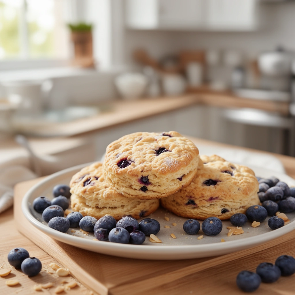 Recipe 3: Blueberry Peanut Butter Biscuits