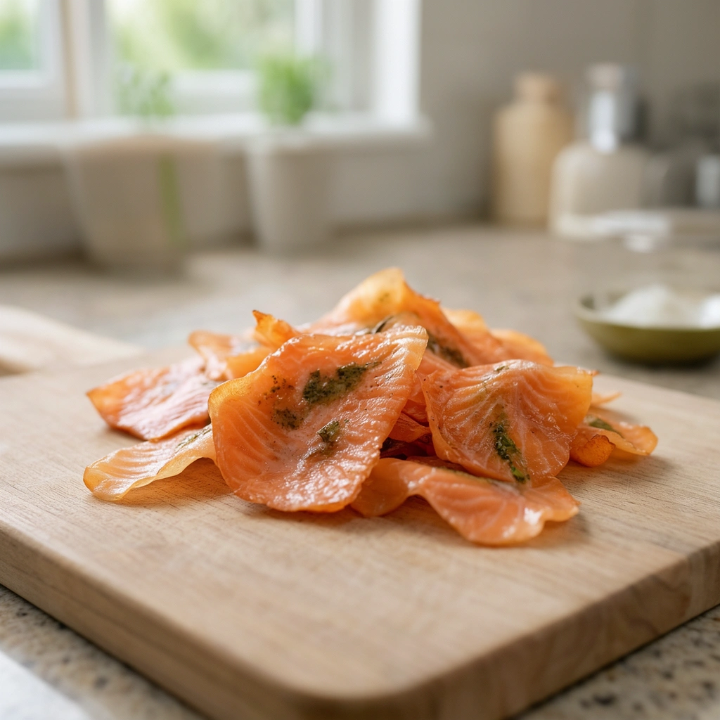 Recipe 4: Salmon Skin Crisps