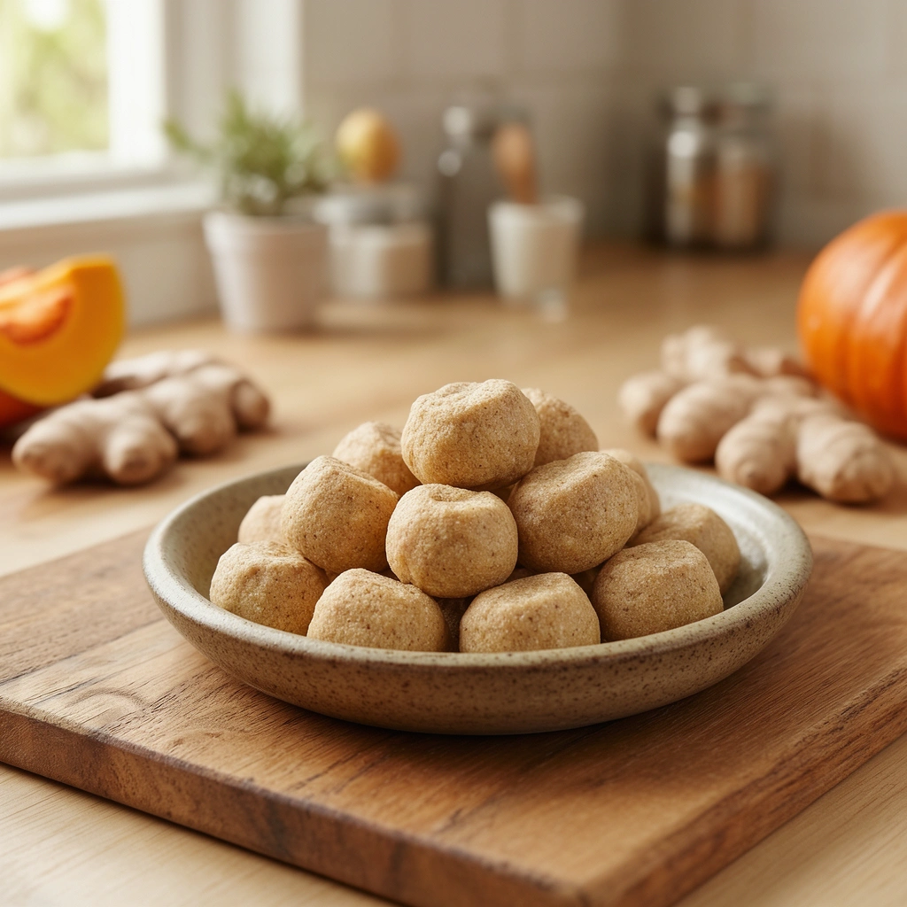 Recipe 4: Pumpkin Ginger Calming Chews
