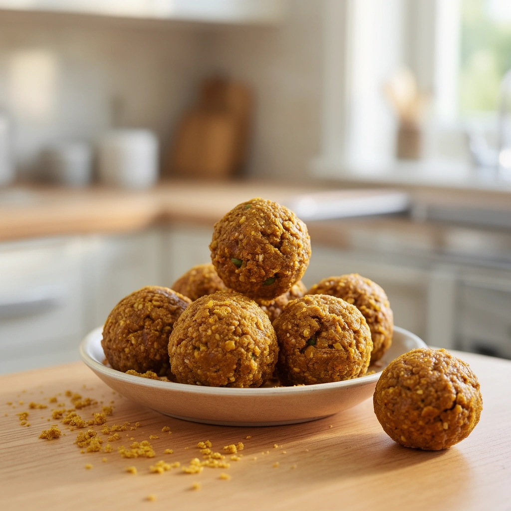 Recipe 5: No-Bake Pumpkin Fiber Balls