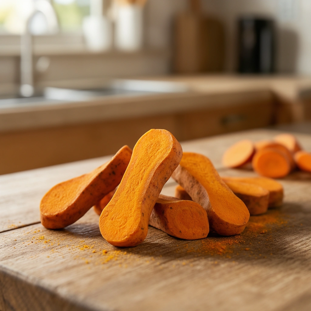 2. Turmeric & Sweet Potato Chews