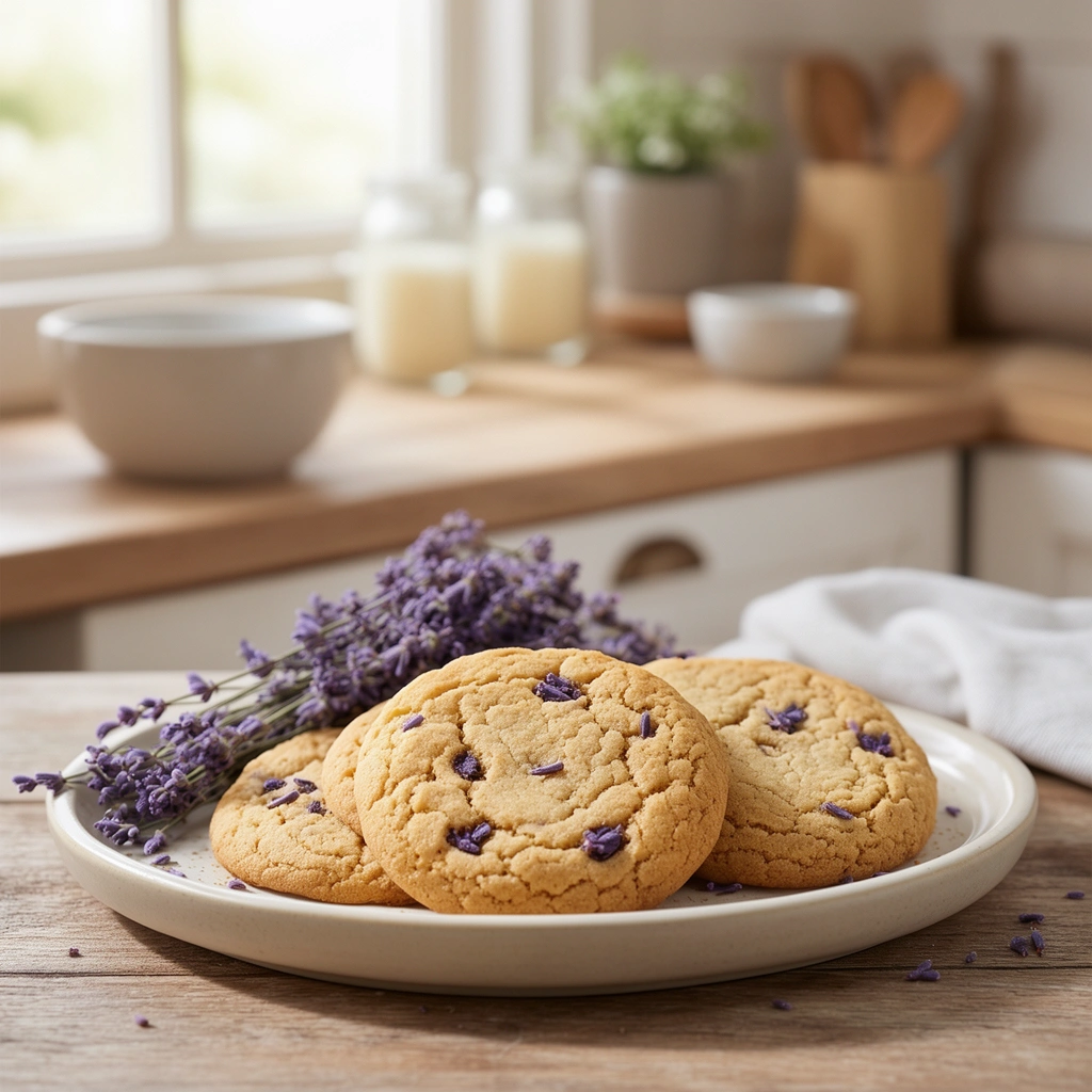Recipe 4: Chamomile and Lavender Calming Cookies