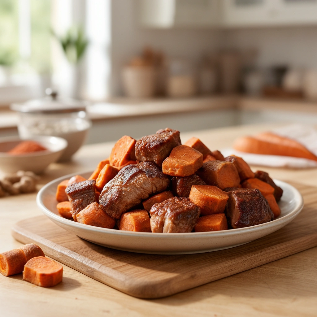 Recipe 2: Duck & Sweet Potato Chews
