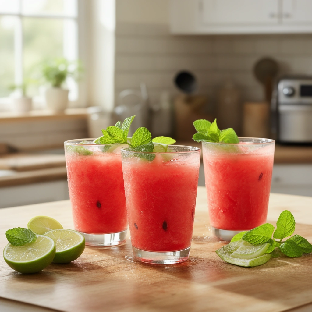 Recipe 3: Watermelon Mint Refreshers