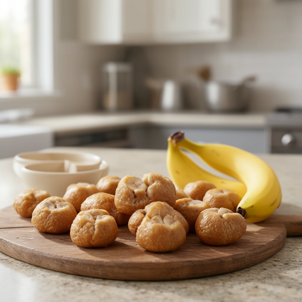 Recipe 1: Peanut Butter & Banana Bites