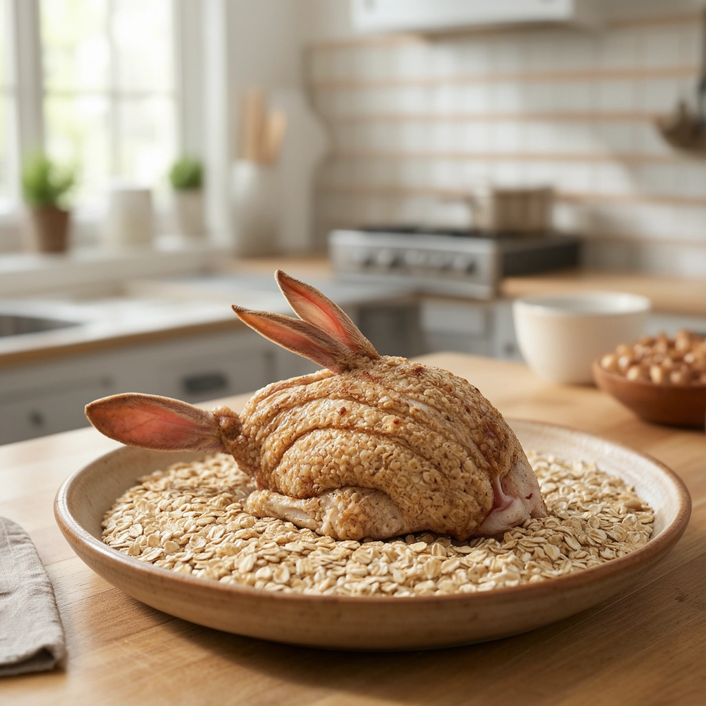 Recipe 3: Rabbit and Oatmeal Skin-Soother