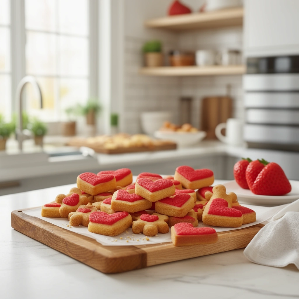 valentine dog treats detail