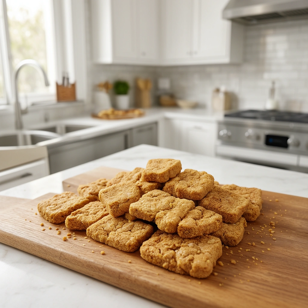 low calorie dog treats in action