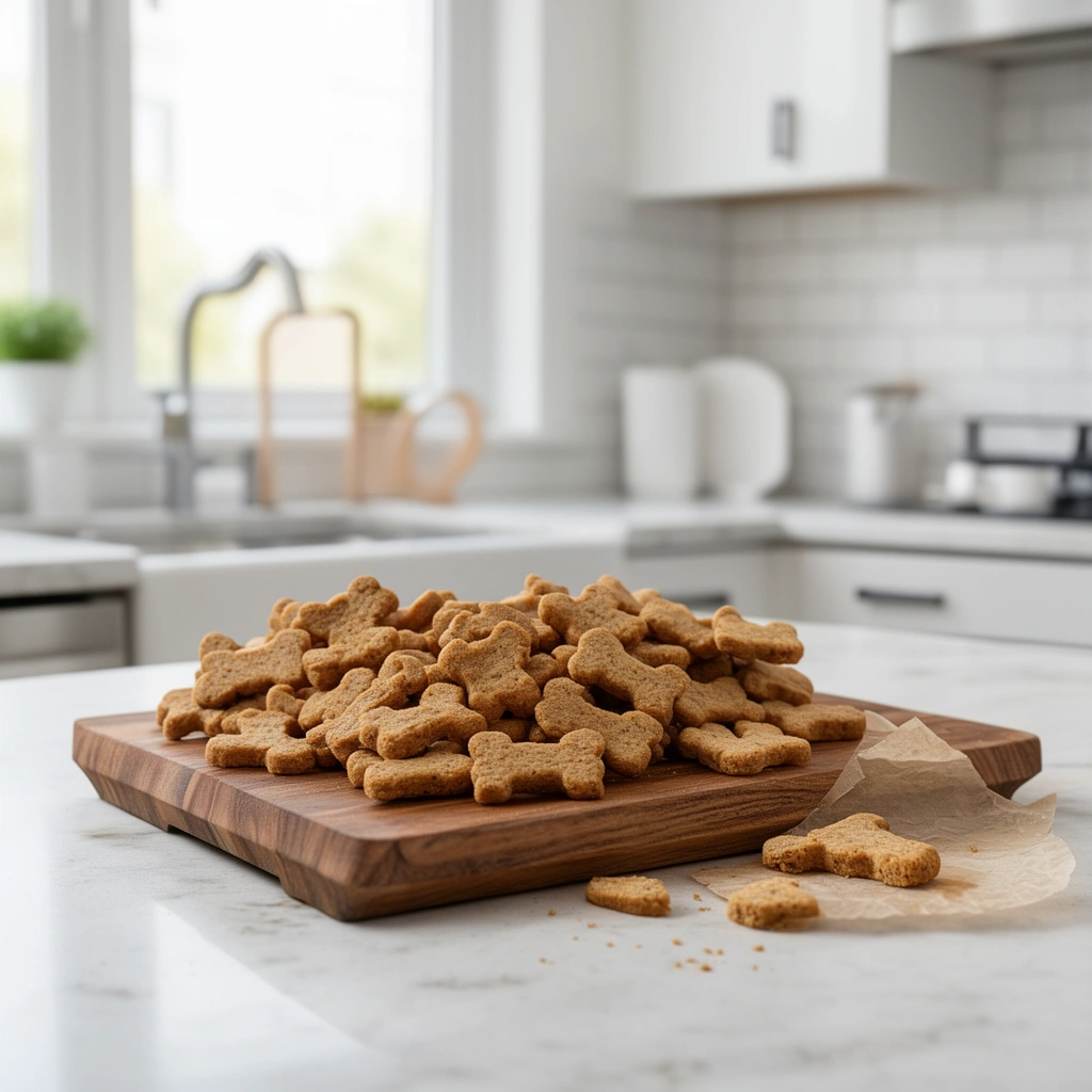 baby food dog treats in action