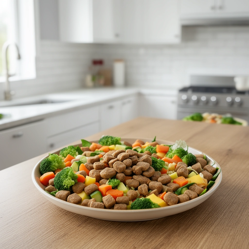 Veggie And Ground Turkey Dog Food Recipes in action