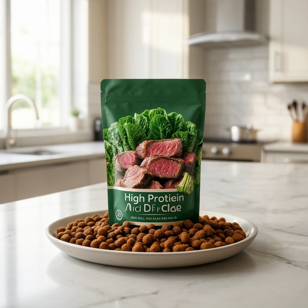 High Protein Beef And Kale Dog Food detail