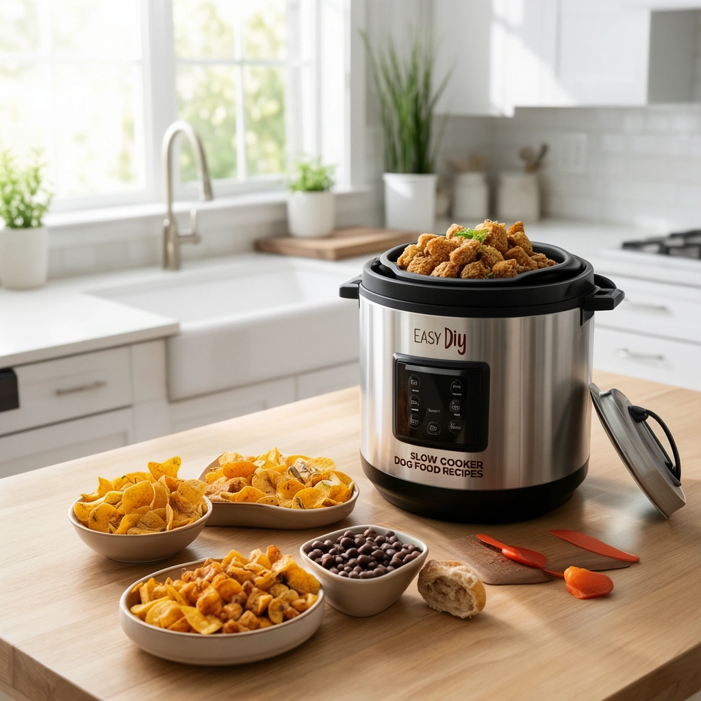 Easy Diy Slow Cooker Dog Food Recipes in action