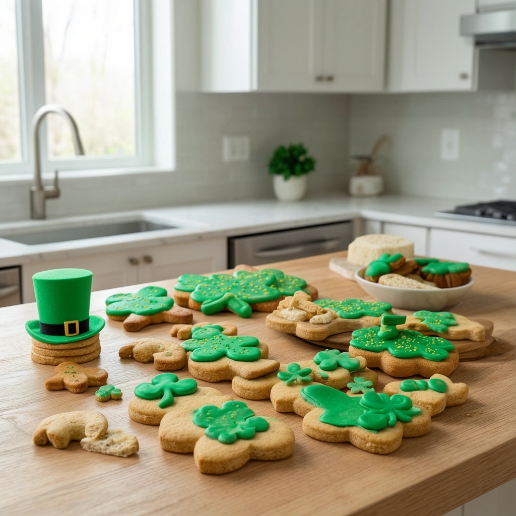 St. Patrick's Day Dog Treats detail