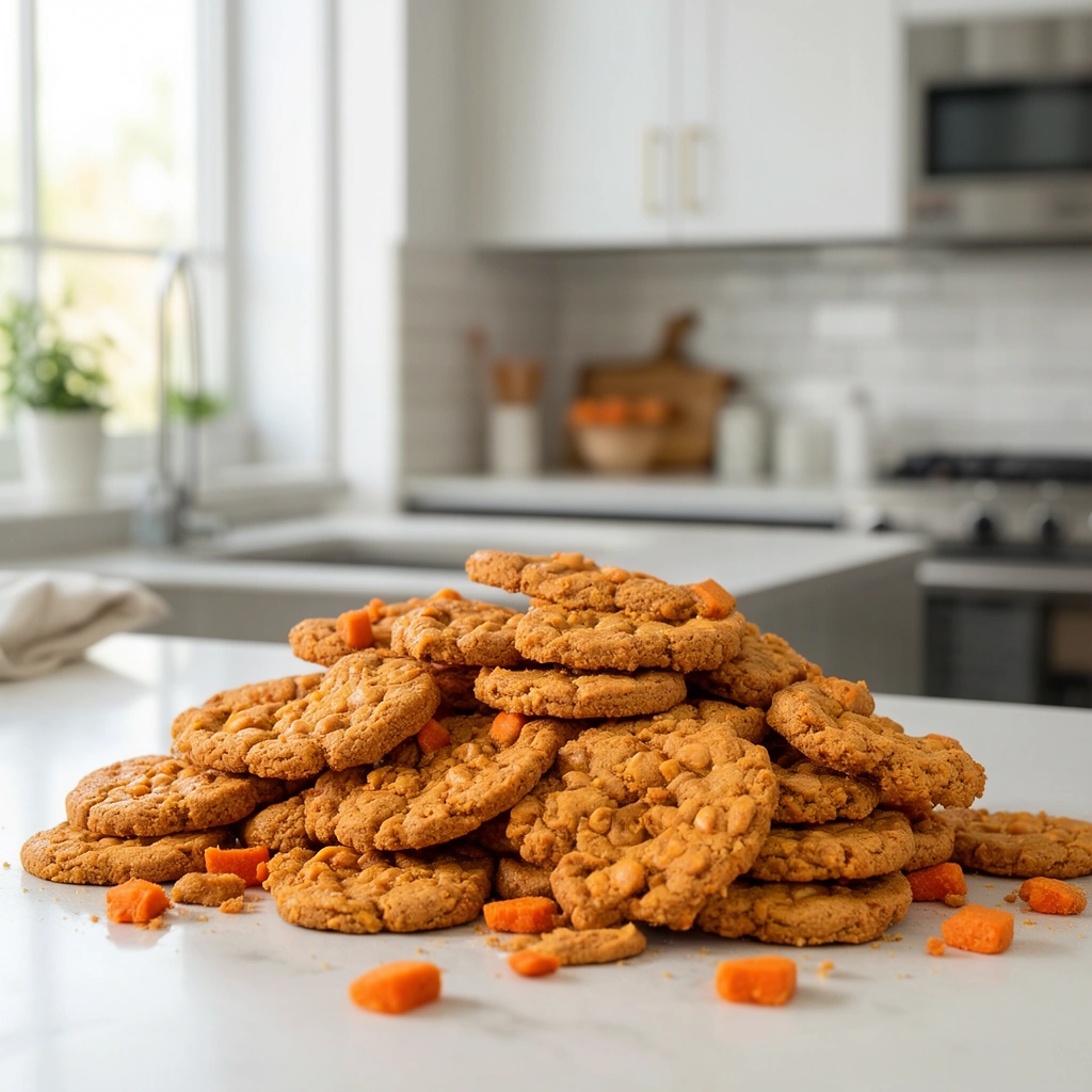 Peanut Butter Carrot Dog Treats in action