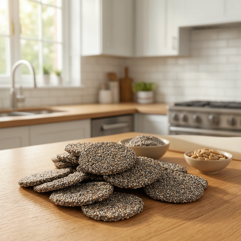 chia seed dog treats in action